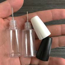 1000pcs 10ml NEW PET Plastic Dropper bottles with Metal long thin needle tips for E liquid E juice  Nail Gel 2024 - buy cheap