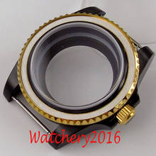 40mm Sapphire glass Rotating bezel 316L stainless steel Watch Case fit NH35 NH36 Miyota 8215 ETA 2836 movement 2024 - buy cheap