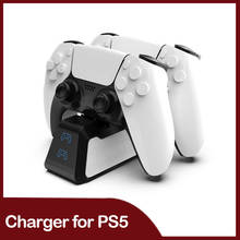 Dual Fast Charger for PS5 Wireless Controller USB 3.1 Type-C Charging Cradle Dock Station for Sony PlayStation5 Joystick Gamepad 2024 - buy cheap