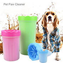 Dog Paw Cleaner Cup Portable Silicone Combs Pet Foot Washer Cup Quickly Wash Dirty Cat Foot Cleaning Bucket 2024 - buy cheap