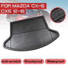 Tapete traseiro para mazda convés cx5, 2012, 2013, 2014, 2015, 2016, antilama, forro de carga, à prova d'água 2024 - compre barato