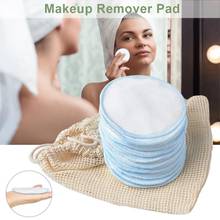 10pcs/bag Reusable Cotton Makeup Remover Pads Soft Bamboo Rounds With Laundry Bag For Cleansing Face 2024 - buy cheap