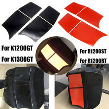 Conjunto de bolsas para sela, preto e vermelho, adesivo duro refletivo, para bmw r1200rt r1200st r1200r k1200gt k1300gt 2006-2009 06 07 08 09 10 2024 - compre barato