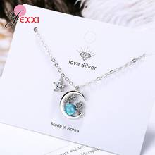 Cute Animal 925 Sterling Silver Kawaii Cat Necklaces & Pandants Cartoon Dog Charms for Girls Friend Birthday Gifts DropShipping 2024 - buy cheap