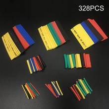 328Pcs/pack Polyolefin Shrinking Assorted Heat Shrink Tubing Insulated Sleeving Tubing Set Heat Shrinkable Tube Wrap Wire 2024 - buy cheap