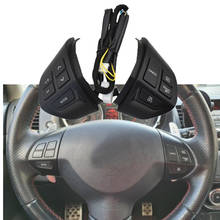 Botão de som do volante para mitsubishi lancer outlander asx 2007 2008 2009 2010 2011 2024 - compre barato