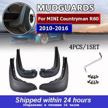 Front Rear Mud Flaps For MINI Countryman R60 2010 - 2016 Mudflaps Mud Flap Splash Guards 2011 2012 2013 2014 2015 Set Mudguards 2024 - buy cheap