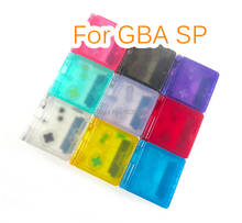 Capa transparente para gameboy advance sp, caixa de substituição para gba sp 2024 - compre barato