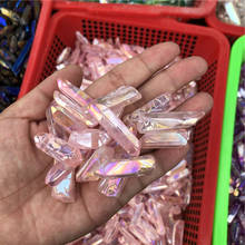2.2 Ib Wholesale Angel Aura Rose Quartz Crystal Point Crystal Wand Quartz For Decoration 2024 - buy cheap