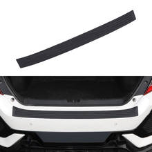 1 Pcs Universal Trunk Rear Guard Plate Sticker Car Rear Bumper Trim Anti-Kicked Scratch Protection Sticker Strip 2024 - buy cheap