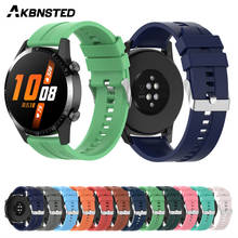 AKBNSTED-pulsera de silicona para Huawei Watch GT 2, banda de 46mm y 42mm, accesorios para Amazfit GTR 2 2e de 47mm 2024 - compra barato
