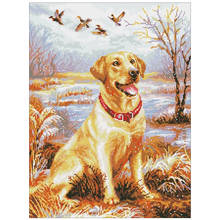 hound patterns counted 11CT 14CT 18CT Cross Stitch Set DIY Cross-stitch Kit Embroidery Needlework Home Decor 2024 - buy cheap