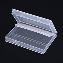 1PC Transparent Acrylic Nail Drill Bits Box 20 Holes Plastic Display Stand Container for 3/32" Bits Drill Exhibition 2024 - buy cheap