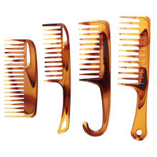 Men Vintage Oil Head Comb Wide Tooth Detangling Curly Hair Comb Back Head Comb Hairdressing Styling Tools 2024 - buy cheap