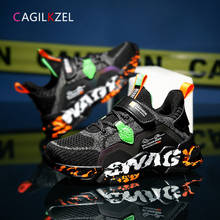 CAGILKZEL 2021 Fashion Sneakers Boys Breathable Mesh Sports Children Shoes Casual Running Sneakers Kids Shoes Chaussure Enfant 2024 - buy cheap