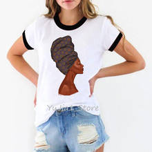 Camisa de melanina feminina, camisa sexy preta e estampada hipster para verão, roupa de rua, harajuku, 2021 2024 - compre barato