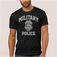 La Maxpa Custom Printed Clothing Famous Military Police T Shirts Funky Slim Men T-Shirt 2018 Cotton Simple Male Tee Shirt Tee 2024 - buy cheap