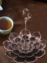 Alloy Incense Holder Lotus Stick Incense Burner And Cone Incense Holder Plate Temples Yoga Studios Home Decoration 2024 - buy cheap