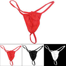 Men G-string Thongs Mesh Underwear Mini T-back Underpants Briefs  Solid Porn Lingerie  Male Bikini Sexy Sheer Lace Underpant NEW