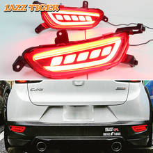 Jazz tiger-lâmpada led multifuncional para farol de neblina traseiro, luz de freio para carro mazda 2024 - compre barato