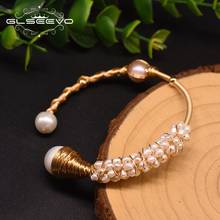 GLSEEVO-pulsera de perlas naturales de agua dulce para mujer, diseño Original, regalo de cumpleaños, Boutique, joyería de lujo, GB0918 2024 - compra barato