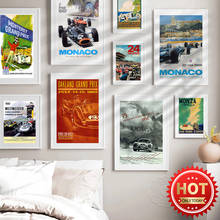 Póster Retro de carreras A Motor Le Mans de 1959, decoración de pared artística Vintage de carreras, póster de carreras Retro, imagen de pared de regalo 2024 - compra barato