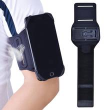 Brazalete deportivo giratorio 360 desmontable para teléfono móvil, bolsa de muñeca para correr, trabajar, senderismo, para iPhone y Samsung 2024 - compra barato