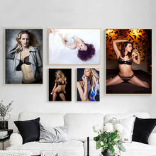 Póster de arte de pared para mujer, pintura de lienzo de Bikini Sexy, imagen de pared moderna, decoración del hogar para sala de estar 2024 - compra barato