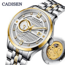 CADISEN Top Brand Men Watches MIYOTA 8217 Automatic Mechanical Watch Luminous Hand luxury Fashion Design Stainless Steel Clock 2024 - buy cheap