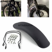 Motorcycle Front Fender Mud Flap Dirt Splash Guard Wheel Cover Mudguard for For Harley FatBob Bobber CG125 Cafe Racer Chopper 2024 - buy cheap