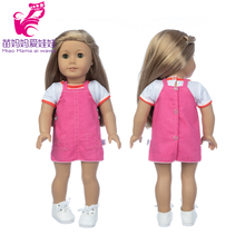 18 Inch American Og Girl Doll Clothes Denim Skirt Baby Dolls Clothes Jeans Dress Toys Wears 2024 - buy cheap