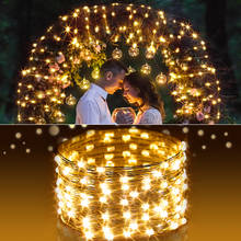 Led Copper Wire Decoration String Lights 2m/5m/10m Battery/ USB Power Fairy light Garden Garland Christmas Wedding DIY Decor 2024 - buy cheap
