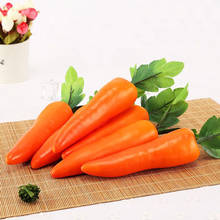 Artificial Vegetable  fake Carrots decor vegetable Foam Carrot Fruit Halloween Carrots Props DIY party Supplies Decor Carrots 2024 - buy cheap