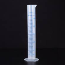 1pc 250ml Measuring Cylinder Transparent Plastic Tube With Blue Scale Liquid Measurement Tool For Chemical Lab Make Wine 2024 - buy cheap