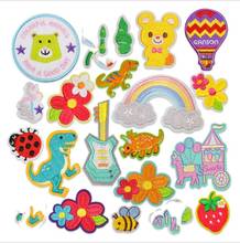 Stick And Sew On 10 Pcs Flower Animal Embroidered Patches Jeans Coat Tshirt Bag Shoe Hat Decor Repair Motif Emblem Diy Accessory 2024 - buy cheap