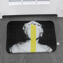 Personality brain art kitchen floor mats living room anchor decorative door carpet living room non-slip suede bathroom mat outdo 2024 - buy cheap