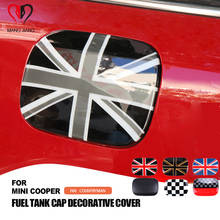Крышка топливного бака Union Jack Checker, декоративный чехол, наклейка для MINI COOPER Countryman F60, аксессуары для стайлинга автомобиля в британском стиле 2024 - купить недорого