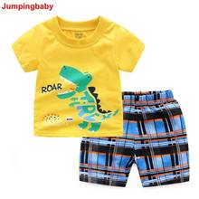 Conjunto infantil de pijama para meninos, roupas de verão para crianças, conjunto novo para meninos, 20121 2024 - compre barato