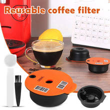 60/180ml Stainless Steel Refillable Coffee Capsules Lidless Reusable Filter Cup Coffee Machine Tools NIN668 2024 - buy cheap