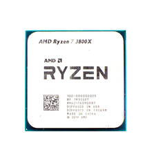AMD-procesador de CPU Ryzen 7 3800X R7 3800X 3,9 GHz, ocho núcleos, 16 hilos, 7NM L3 = 32M 100-000000025, enchufe AM4 2024 - compra barato