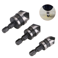 90 Degrees Chamfer Drill Bit Set 12/16/19mm 5 Flute Wood Working Drill Bit Cutter Countersink Drill Bit Set 2024 - buy cheap