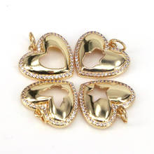 10Pcs   Charms Trendy Pendant Metal for Necklace Bracelets Jewelry Making Lip Star Heart Pendants Charm 2024 - buy cheap