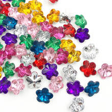 50 pcs Acrylic Rhinestone FlatBack Flowers stones and crystals Clothing crafts T11 2024 - buy cheap