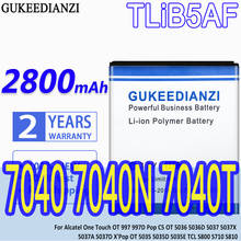 TLiB5AF-Batería de 2800mAh para teléfonos móviles, pila de carga de 997 mAh para teléfonos móviles, compatible con los siguientes modelos: teléfono móvil, 5036, 997D, Pop, C5 OT, 5037, 5036D, 5035, 5037X, 5037A, 5037D, X'Pop OT, 5035D, 5035E 2024 - compra barato