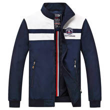 Plus Size 4XL Casual Jacket Men 2020 Spring Trench Coat Men Blue White Red Men's Bomber Jacket 2024 - buy cheap