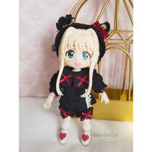 Lovely Mini Obitsu 11 Doll Nifty Meow Meow Black Suit (Dress + Hairband)  for OB11, 1/12 BJD Doll Clothes Outfits Accessories 2024 - buy cheap