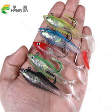 HENGJIA 1pcs Soft Lure Sinking Fishing Wobbler Swimbait Jig Artificial Bait Crankbait 8cm 11.5g / 10cm 20g Fishing Tool 2024 - buy cheap