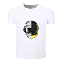 Daft camiseta punk de algodão, camiseta tamanho grande de estudante e verão, manga curta, camiseta para homens, mulheres e meninos, camisetas para crianças 2024 - compre barato