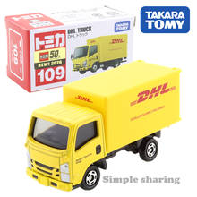 Takara Tomy Tomica  No.109 DHL Truck Car Hot Pop Kids Toys Motor Vehicle Diecast Metal Model 2024 - buy cheap