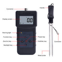 Portable Digital Moisture Meter High Precision Grain Moisture Detector Hygrometer for Barley,Corn,Hay,Oats,Rapeseed,Brown Rice 2024 - buy cheap